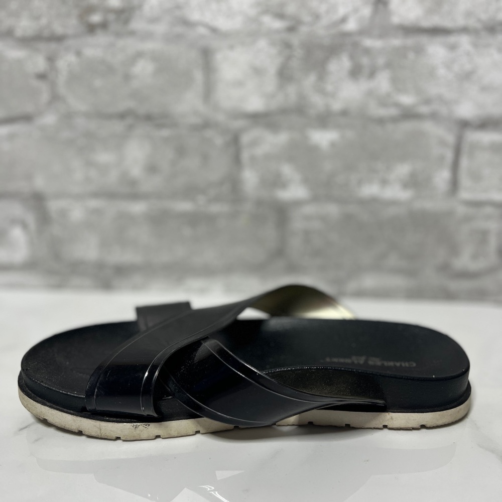 Black Slide Sandals